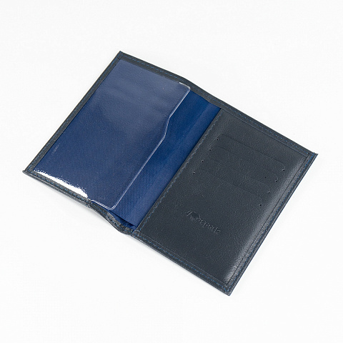 Обложка на паспорт (Цвет: синий)