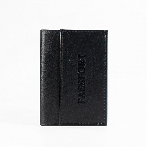 Обложка на паспорт (Цвет: черный)